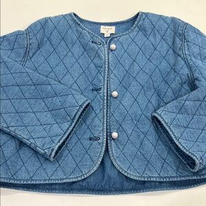 Kate Spade by Target Quilted Denim Women’s Jacket, limited collab, size XL